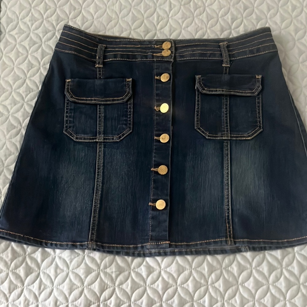 Jolt Denim Skirt, Size 7